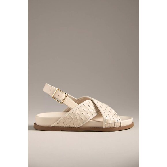 Schutz Ruby Sporty Crisscross Slingback Sandals 9.5 - Picture 2 of 3